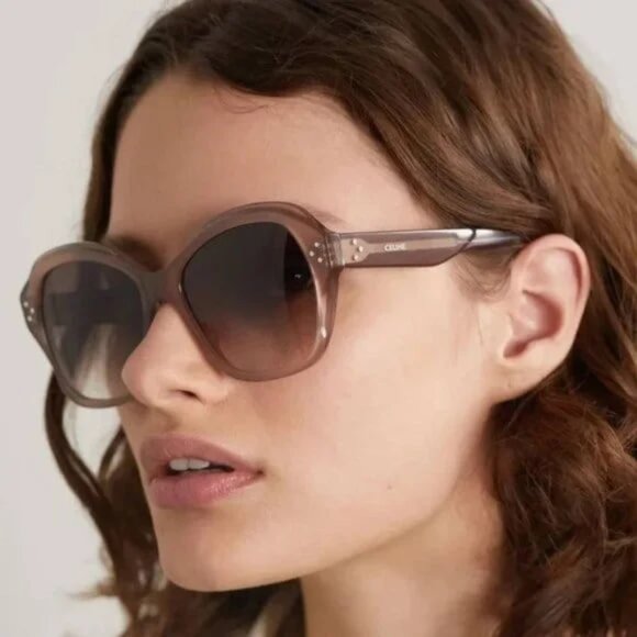 NEW CL40200I 45Z CELINE SUNGLASSES BROWN WOMEN EYEWEAR CELINE - Picture 2 of 13